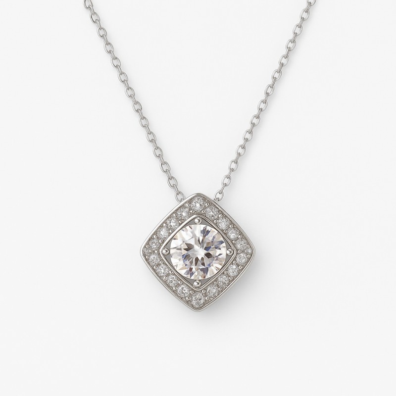 Collier Victoria Magdalena Femme - Argent et Oxydes de zirconium