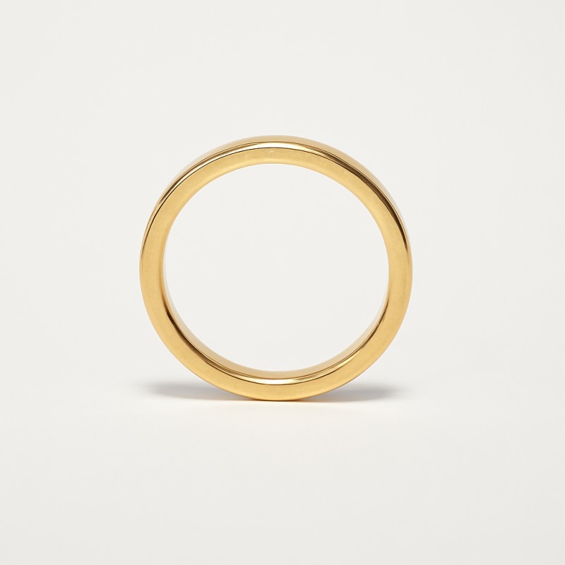 Bague Victoria Magdalena Type Alliance Tour Complet Plaqué Or
