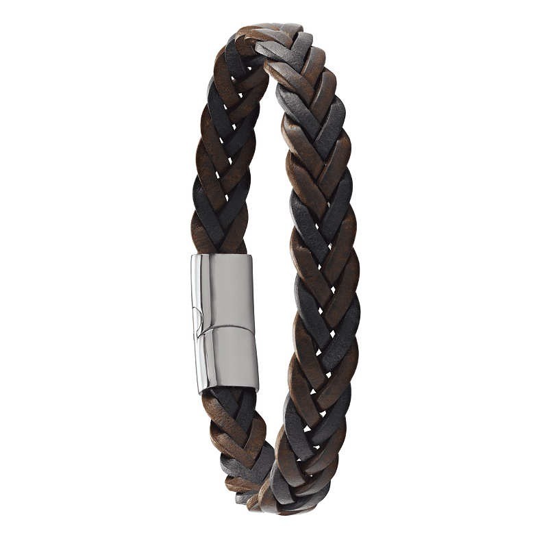 Bracelet Jourdan Homme - Tressé Marron