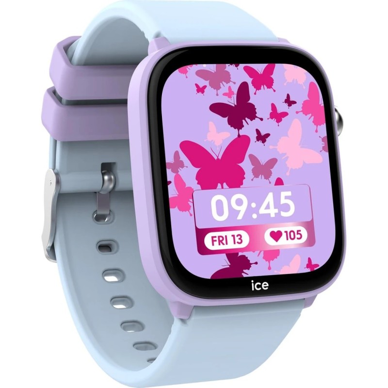 Montre connectée enfant ICE Watch en silicone bleu clair