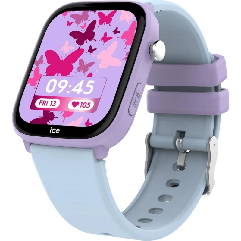 Montre connectée enfant ICE Watch en silicone bleu clair