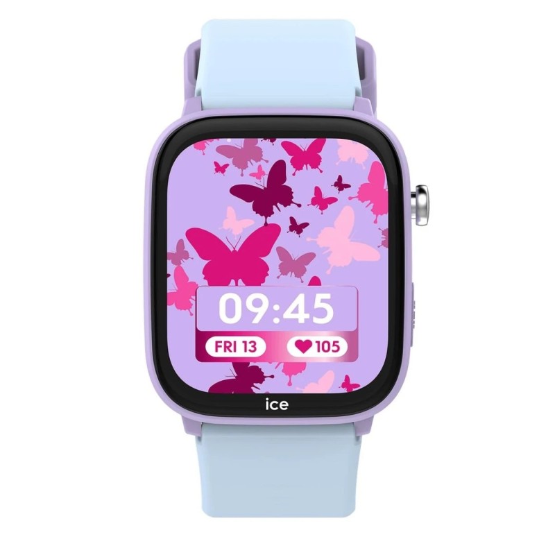 Montre connectée enfant ICE Watch en silicone bleu clair