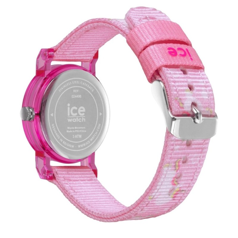 Montre enfant ICE Watch Ice learning rose avec des licornes