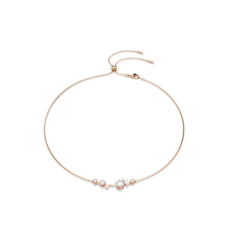 Collier Swarovski  Femme Constella - Doré rose, Perles & Cristaux