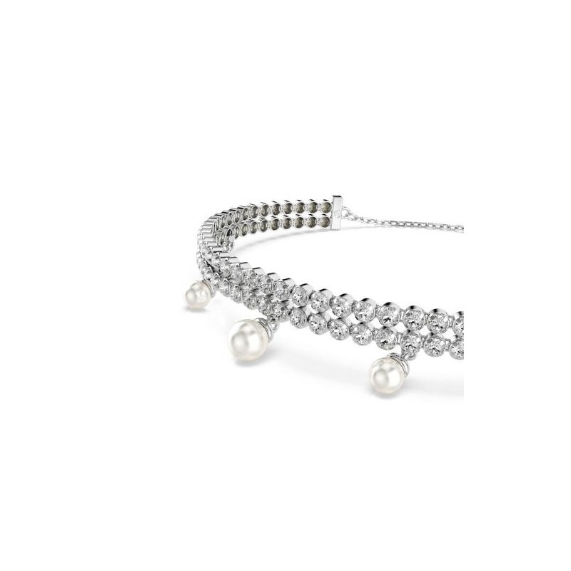 Bracelet Femme Swarovski Capsule - Argenté, Perles & Cristaux blanc