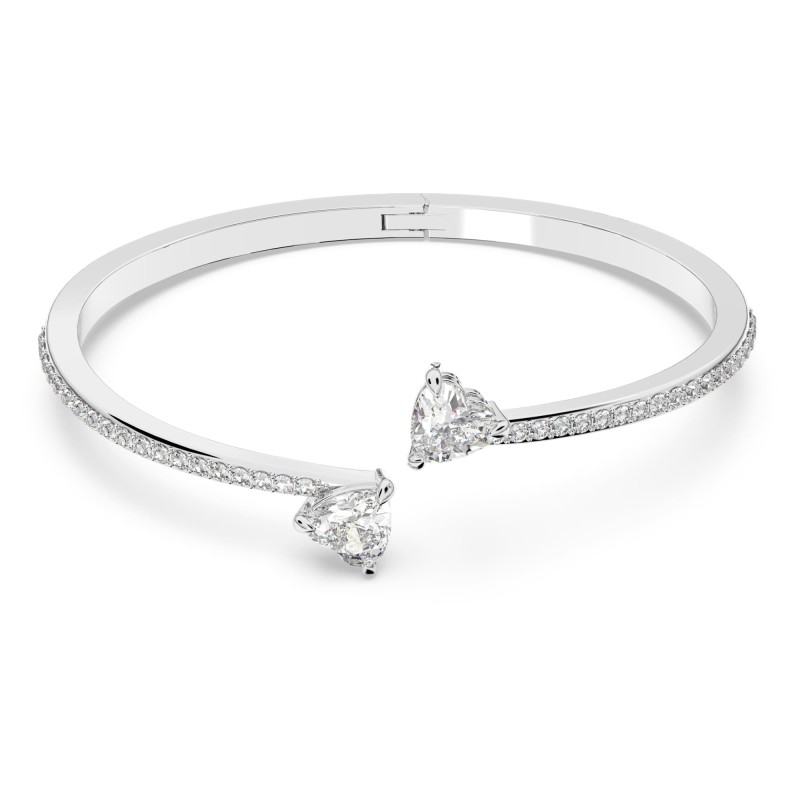 Bracelet Femme Swarovski Jonc Mesmera Attract - Argenté Cristaux blanc