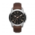 Montre Fossil Grant en cuir brun FS4813