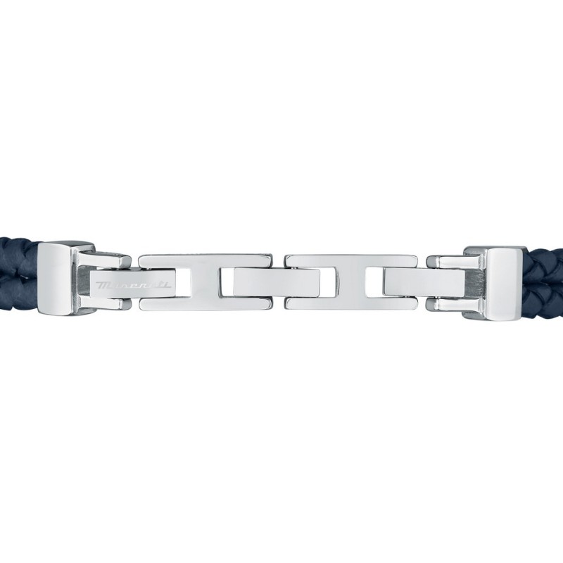 Bracelet Maserati Homme Valmano - Cuir bleu