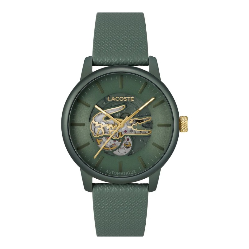 Montre Lacoste Homme 12.12 Cuir Vert
