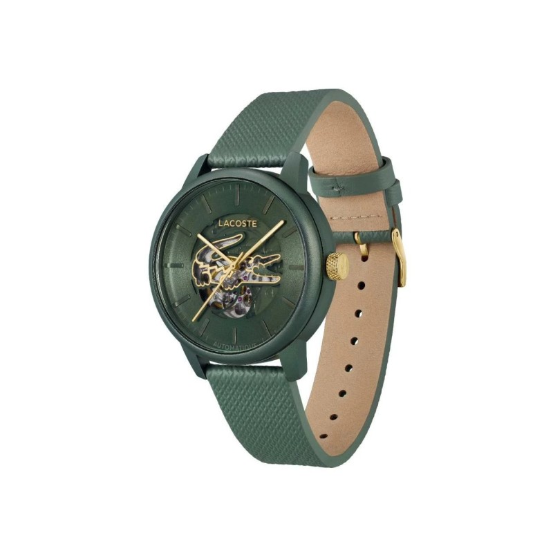 Montre Lacoste Homme 12.12 Cuir Vert