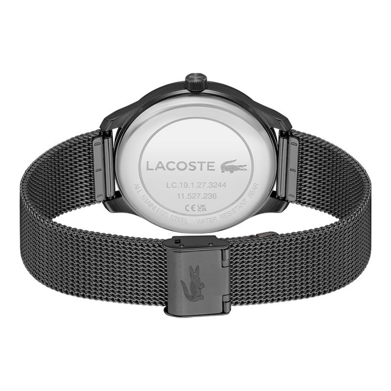 Montre Lacoste Homme Lisbon - Acier Noir Index Doré