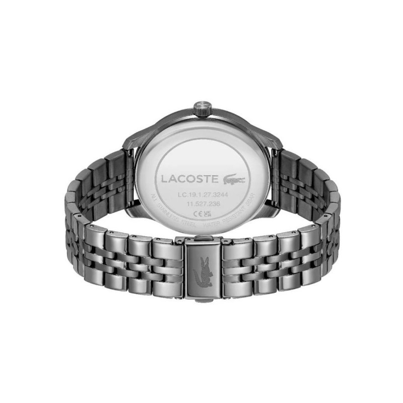 Montre Lacoste Homme Lisbon - Acier Gris Fond Bleu