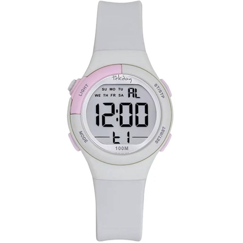 Montre Tekday Enfant - Silicone Blanc