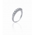 Carador - Bague Argent Rail 11214361
