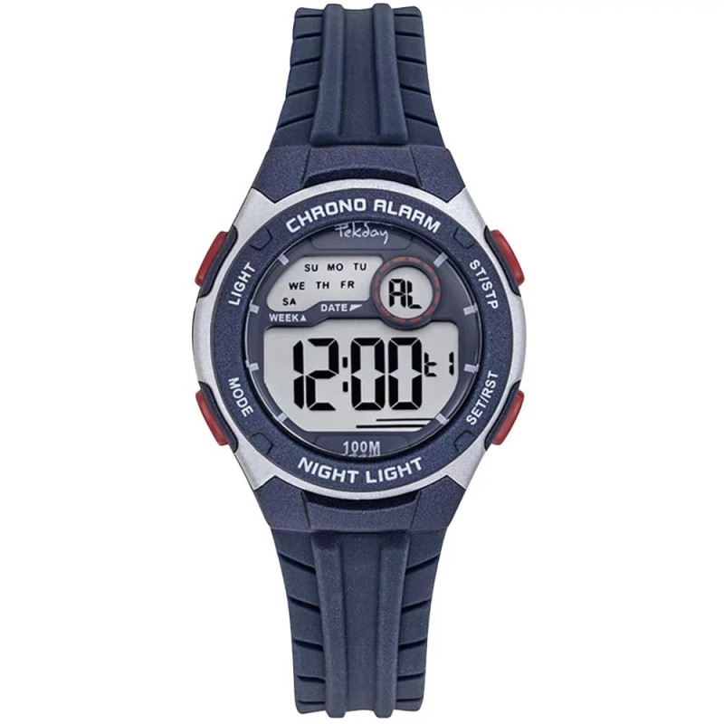 Montre Tekday Enfant - Silicone Bleu