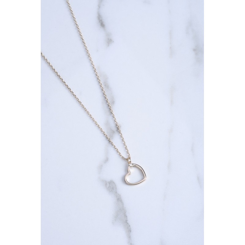 Collier Femme LA GARCONNE en Plaqué Or et Diamant Collection Ma Déclaration