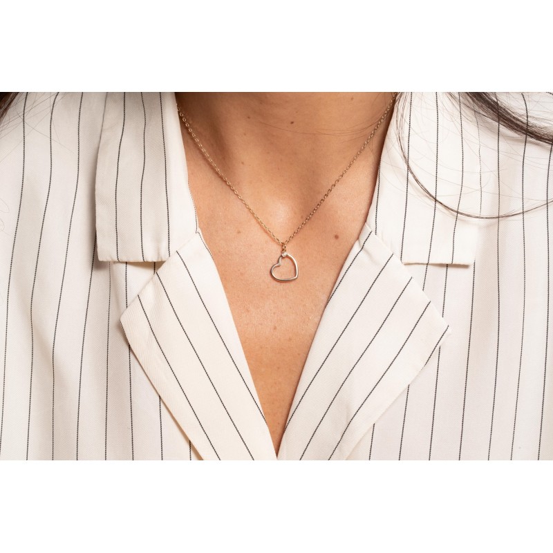 Collier Femme LA GARCONNE en Plaqué Or et Diamant Collection Ma Déclaration