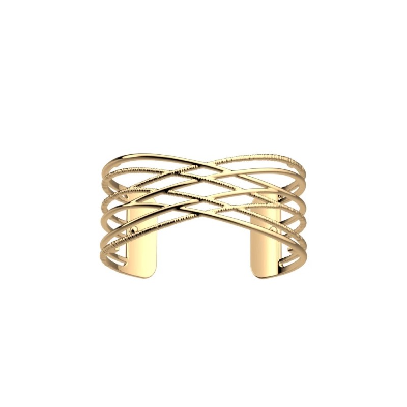 Manchette Les Georgettes Bronzette - Laiton doré 25mm