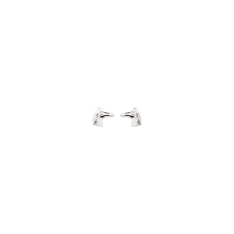 Boucles d'oreilles Enfant Carador Argent - Cheval