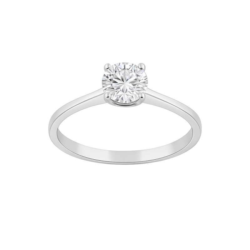 Bague Solitaire Atelier 17 Or Blanc 750/000 Diamant Synthétique