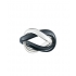 Ultimate Ceramic - Bague Argent 925/000, Céramique Noire