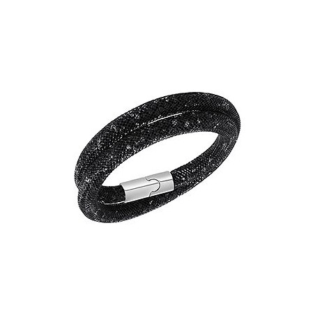 SWAROVSKI STARDUST:BRACELET DOUBLE JETHEM/BLACK