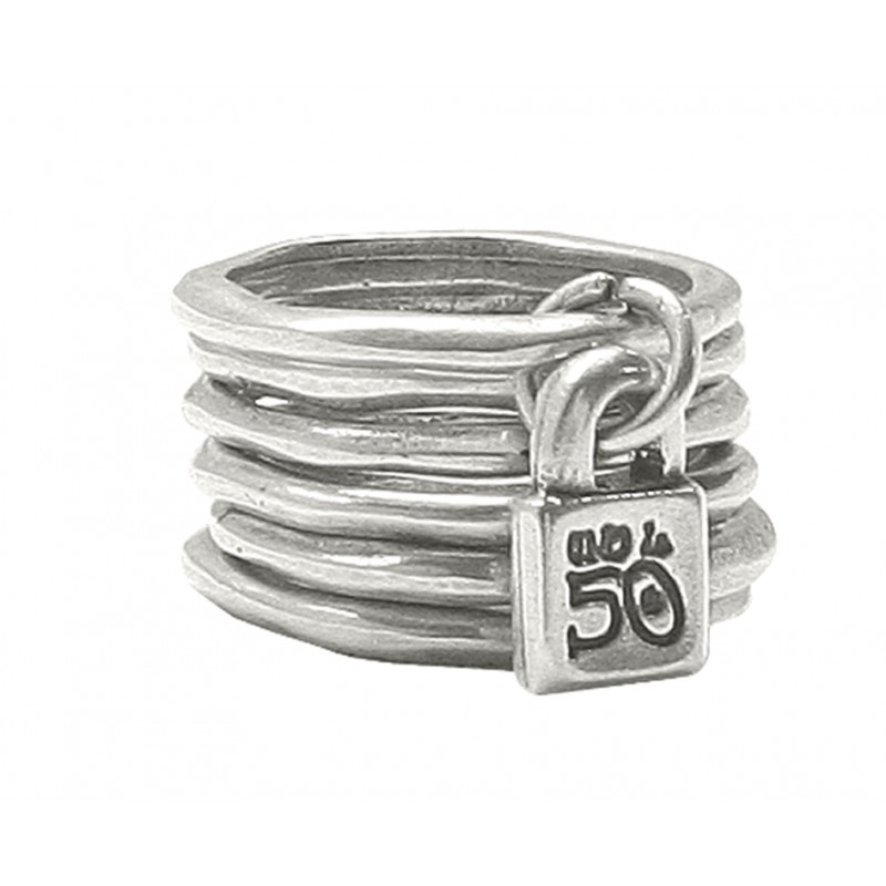 Bague Uno de 50 PRISIONERO ANI0057MET X