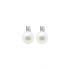 Carador - Boucles d'oreilles Perle et Or blanc 375/000 et Oxyde de Zirconium MBO27979-02