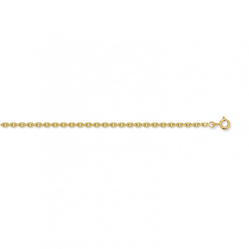 Carador - Colier or 375/000 maille forcat diamanté 2.6mm